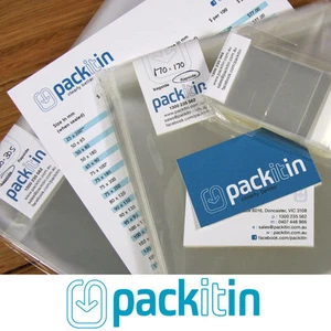 315 x 315mm 12x12" (100 qty) Clear Cello Cellophane Reseal Bags - 47 micron - Picture 1 of 1