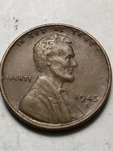 Centavo de trigo Lincoln 1945 S centavo fino o mejor centavo envío bajo lote C16 - Imagen 1 de 12