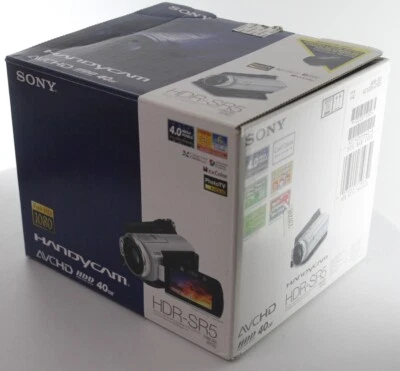 Boxed Sony NTSC 4MP 40GB High Def Hard Drive Camcorder (HDR-SR5) - Image 1 of 3