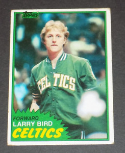 1981 Topps Basketball LARRY BIRD Card #4 Boston Celtics HOFer
