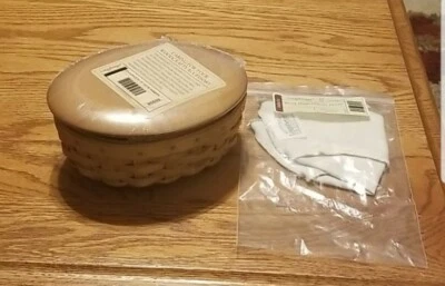 NEW 2003 Longaberger Horizon Of Hope Basket Bundle With Liner, Protector, & Lid - Image 1 of 4