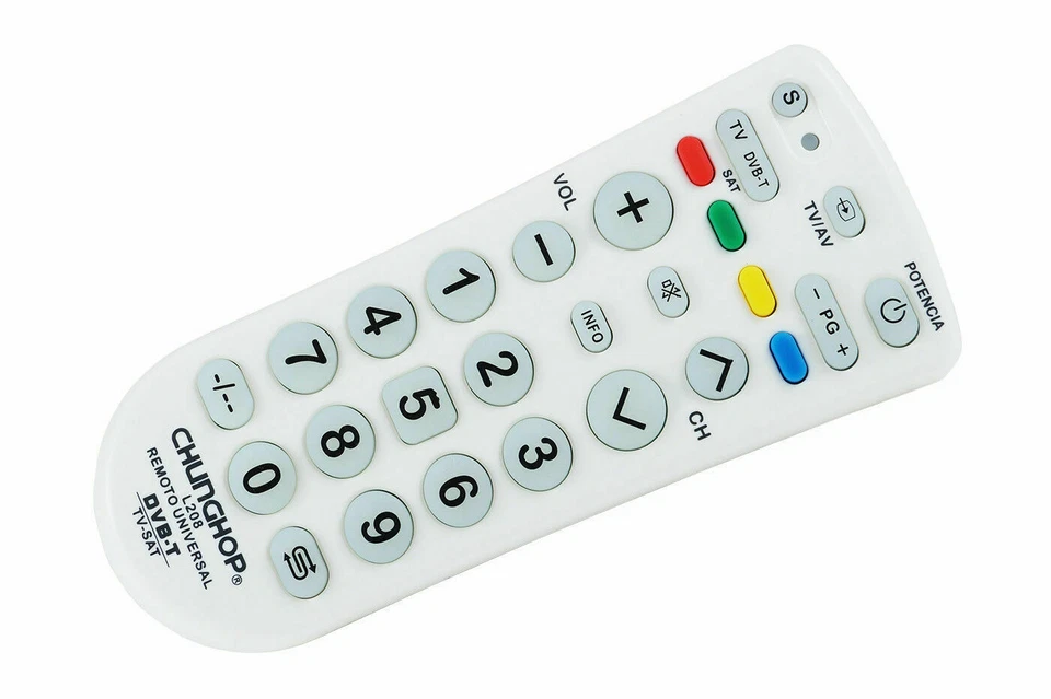 Telecomando Universale Chunghop L208 Tv Dvb T Sat Multi Controllo linq - Immagine 1 di 4