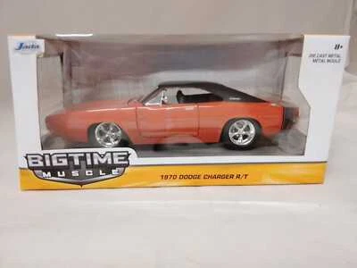 Jada Toys Dodge Chargaer R/T orange 1970 1/24 BIGTIME MUSCLE 97593 - Immagine 1 di 2