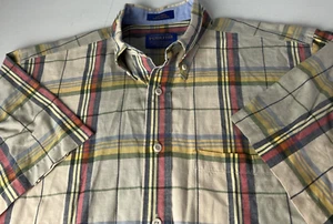 PENDLETON Button Up Plaid Button Up Casual Shirt S/S Pocket Button Down Collar - Picture 1 of 3