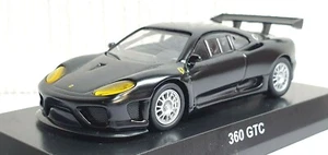 Kyosho 1/64 FERRARI 360 GTC BLACK diecast car model - Picture 1 of 3