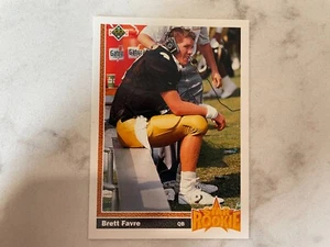 1991 Upper Deck Brett Favre Star Rookie RC #13 Falcons - Picture 1 of 2