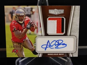 Arrelious Benn RC 2010 Topps Unrivaled 3-color relic #UAP-AB - 168/349 - Tampa - Picture 1 of 2