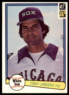 1982 DONRUSS TONY LARUSSA . CHICAGO WHITE SOX #319 - Image 1 of 2