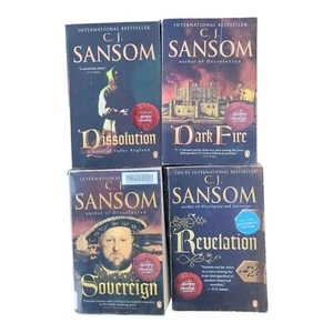 C.J. Sansom Book Bundle Revelation Dissolution Sovereign Dark Historical Mystery - Bild 1 von 14