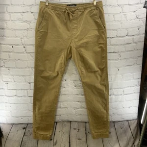 Carbon Jogger Pants Mens Sz XL Beige Freedom Flex Pull On - Picture 1 of 9
