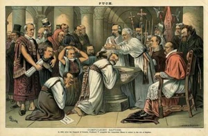 PRESIDENT CLEVELAND THRONE CIVIL SERVICE SEEKERS REFORM COMPULSORY BAPTISM DANA - Picture 1 of 1