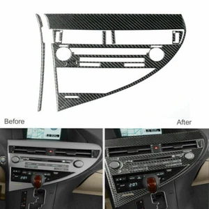 Cubierta de marco de panel de CD interior de fibra de carbono para Lexus RX350 RX450h 2010-2012 - Imagen 1 de 10