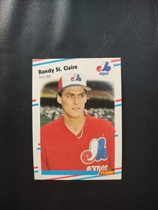 1988 Fleer Baseball Randy St. Claire Montreal Expos #197