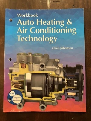 ASE Workbook Auto Heating & Air Conditioning Technology by Johanson, Chris - Image 1 of 4