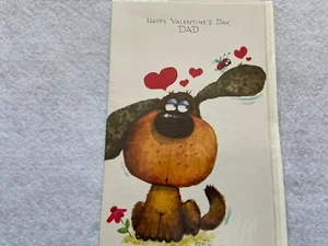 Happy Valentine's Day, Dad Unused Greeting Card - Picture 1 of 2