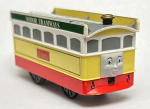 Thomas Trackmaster Flora Sodor Tramways Train Engine 2008 Hit Toy WORKS! - Picture 1 of 5