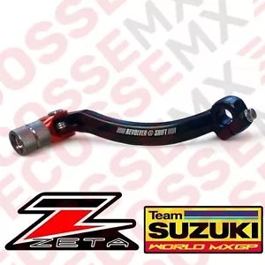 LEVA CAMBIO REVOLVER SUZUKI RMZ450 ZETA NERO/ROSSO 2008-2024 - Foto 1 di 2
