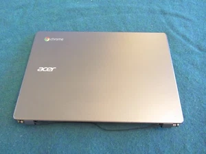 Acer Chromebook 11.6" C720 Top Rear Lid LCD Bezel Webcam Hinges - Picture 1 of 4