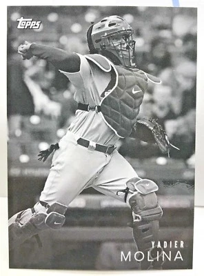 Yadier Molina 2018 Topps On Demand Black & White Set Break #12 - SP /1666 - Image 1 of 2