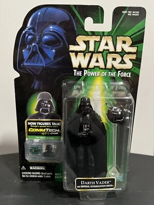 1999 Star Wars Power of the Force Darth Vader w/ Imperial Interrogation Droid - Image 1 of 4