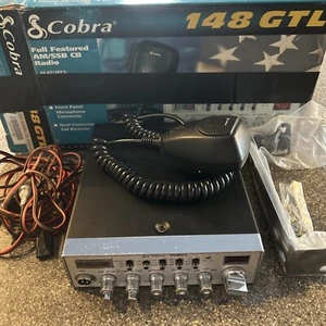 Vintage COBRA 148GTL AM/SSB 40 Kanäle CB Radio mit Box funktioniert super! - Bild 1 von 14