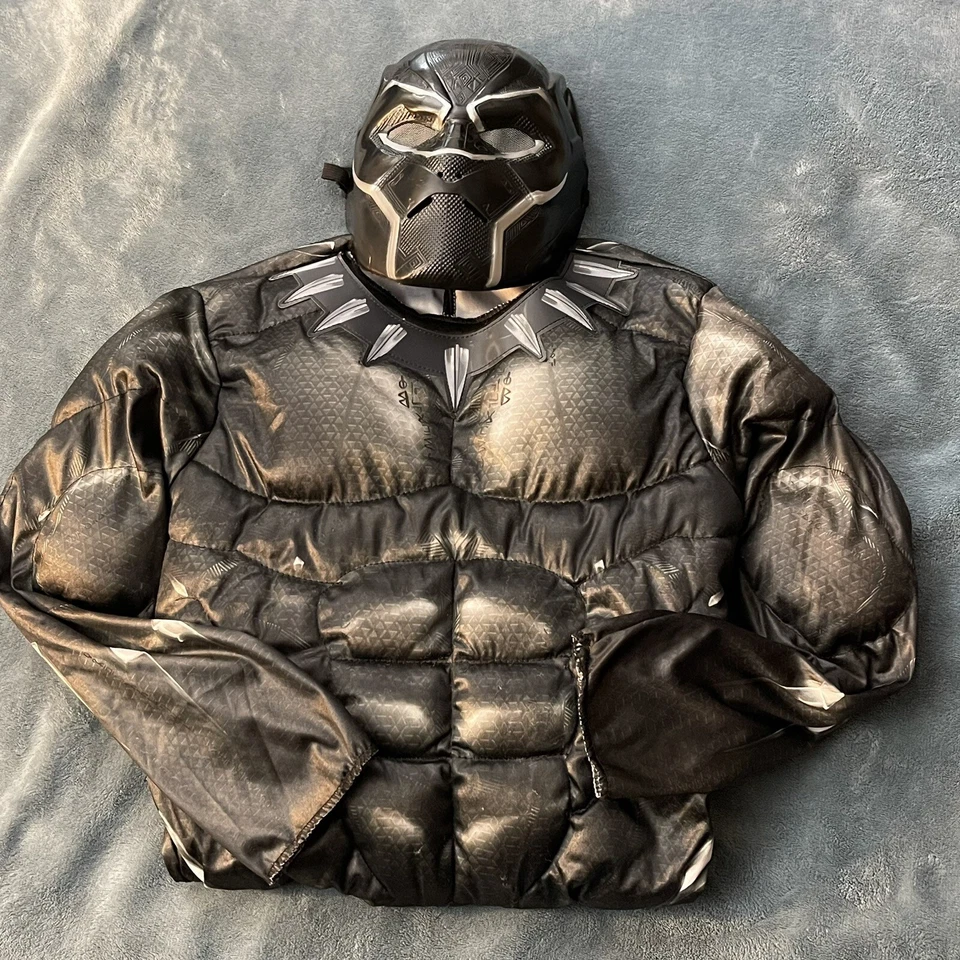 Disfraz de Pantera Negra Rubíes Niño Talla Mediana o Grande Guerra Civil Mono/Máscara Solo Foto 1 de 4