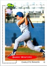 1991 Classic Best #25 Barry Winford