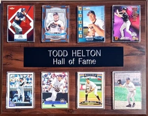 Todd Helton Colorado Rockies 12x15 Cherry-Finished Player Plaque - Picture 1 of 1