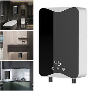 Electric Tankless Hot Water Heater Instant Boiler Under Sink Tap Bathroom 5500W