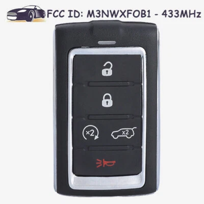 Smart Remote Key Fob 68377534 M3NWXFOB1 for 2021 2022 2023 Jeep Grand Cherokee L Foto 1 de 4