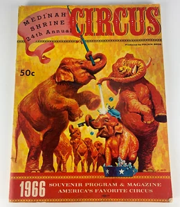 1966 Medinah Shrine Circus Souvenir Program CC - Picture 1 of 9