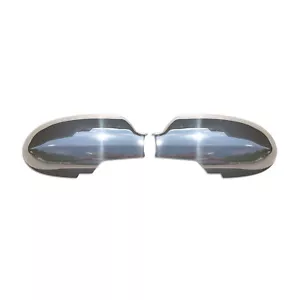 Side Mirror Cover Caps fits Hyundai Elantra 2007-2010 ABS Chrome Silver 2Pcs - Picture 1 of 5