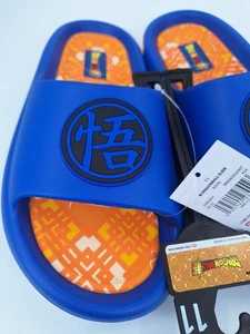 Dragon Ball Z Goku Slide Sandals Size 11 – Anime Shoes – New - Picture 1 of 5