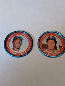 Moneda de béisbol 1971 Topps George Scott #98 y Reggie Smith #78 Boston Red Sox - Imagen 1 de 7