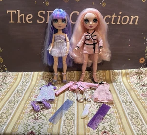 Rainbow High Bella Parker Violet Willow Doll LOT Outfits Shoes & Accessories - Picture 1 of 17