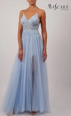 Light Blue Prom Dress Size 12 | Mascara London - Image 1 of 4