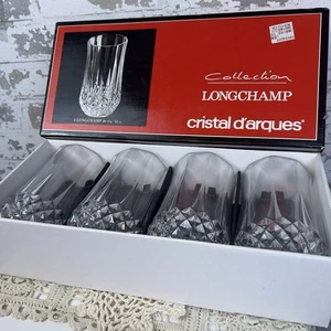 Longchamp Cristal D'Arques 4er Set Longdrinkgläser 5-1/4" 12oz - Bild 1 von 8