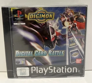DIGIMON DIGITAL CARD BATTLE SONY PS1 NEW FACTORY SEALED PAL 2001 * AS PHOTO - Picture 1 of 15