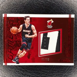 GORAN DRAGIC /30 Gamers Relics Jersey Patch 2016-17 Studio Basketball #10 HEAT - Picture 1 of 3