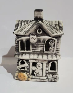 Vintage McCoy LTD 1980s Vintage Pottery Luminary Haunted House - Picture 1 of 7