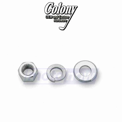 Colony Axle Nuts and Wahser Kit for 1979-1981 Harley Davidson FLHC Electra jb - Image 1 of 4
