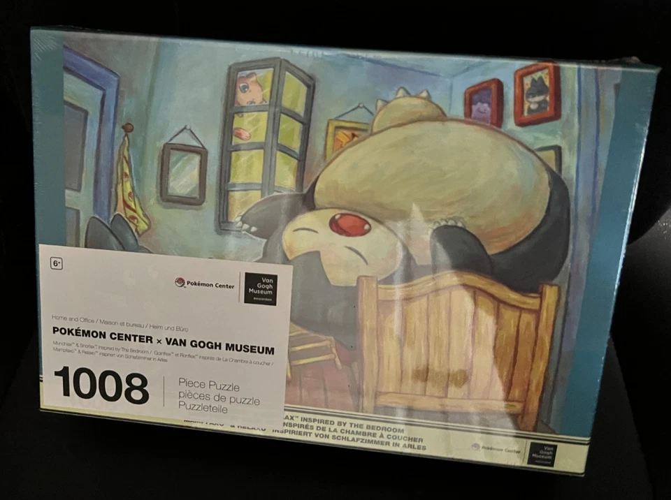 Rompecabezas de 1008 piezas Pokémon Center x Museo Van Gogh Munchlax Snorlax - Nuevo Foto 1 de 1