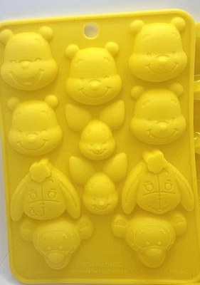 Winnie the Pooh Silicone Small Mold Disney Soap Chocolate Baking Tigger Piglet - Image 1 of 3