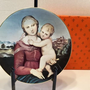Vintage 1974 Haviland Limoges Collector Plate “Cowper Madonna & Child” W/Box - Picture 1 of 8