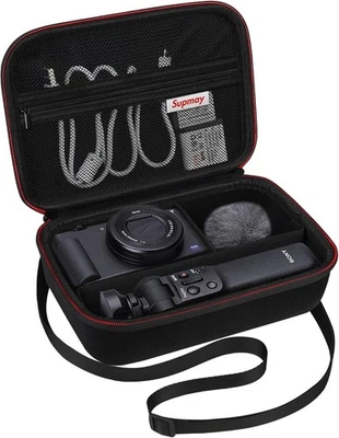 Sony ZV-1F/ZV-1/ZV-1 II Hard Travel Case with Extra Pocket for Accessories - Image 1 of 4