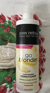 John Frieda GO BLONDER Lightening Conditioner 16oz Conveinent PUMP - Picture 1 of 4