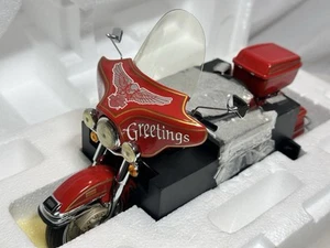 FRANKLIN MINT Harley-Davidson 1999 Christmas Electra Glide LIMITED EDITION NIB - Picture 1 of 14