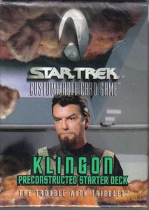 STAR TREK CCG TROUBLE WITH TRIBBLES KLINGON STARTER - Bild 1 von 1