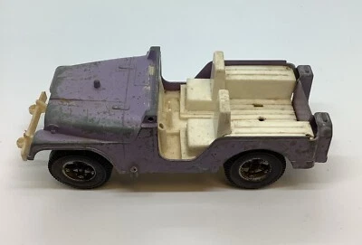 Винтажный фиолетовый джип 60-х Hubley No1710 из прессованной стали и пластика сделано в США - Изображение 1 из 4
