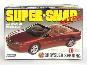 Lindberg 72711 1/25 Scale Super-Snap Ultra Chrysler Sebring Plastic Model Kit - Picture 1 of 1